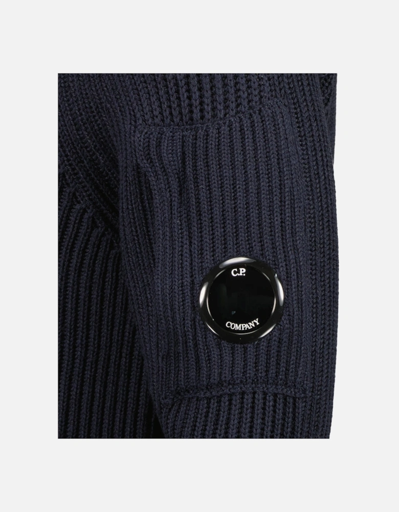 Re-Wool Zip Lens Cardigan