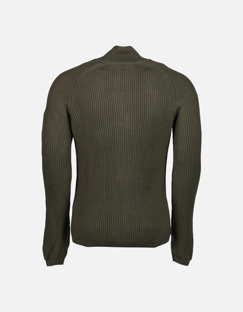 Re-Wool Zip Lens Cardigan