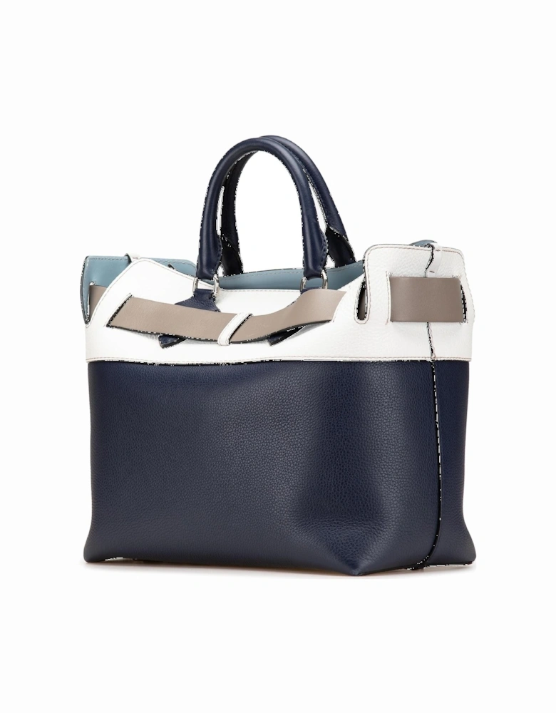 Tricolour Leather Marais Belt Bag