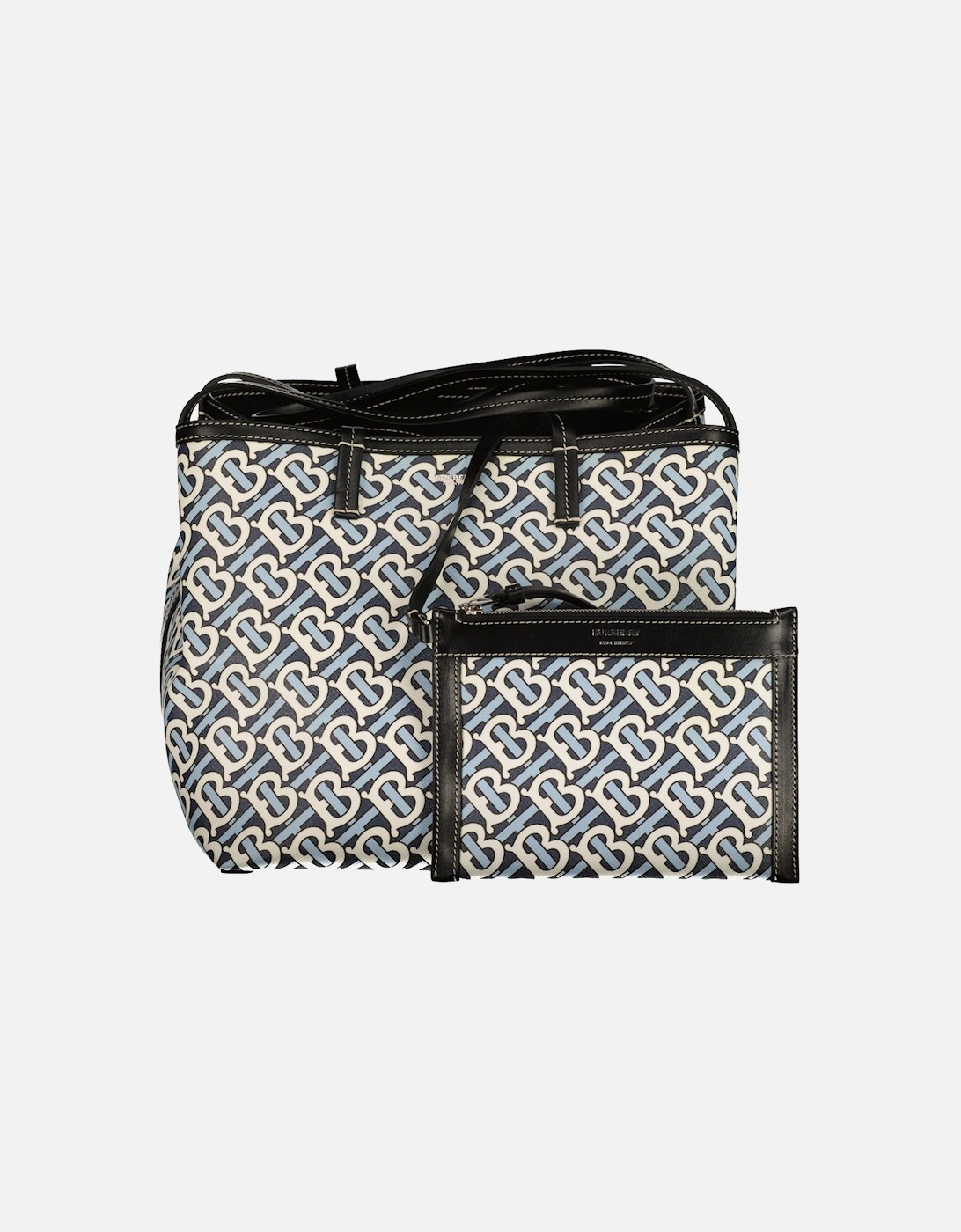 Burberry Women's Blue/Multi Monogram Mini Beach Tote Bag - Size: Uni