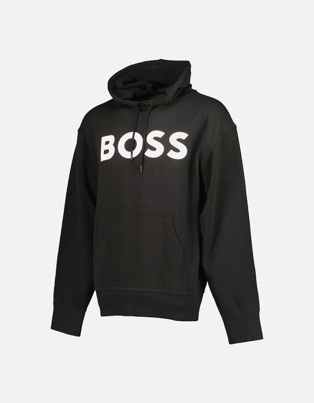 French Terry Logo Print Hoodie