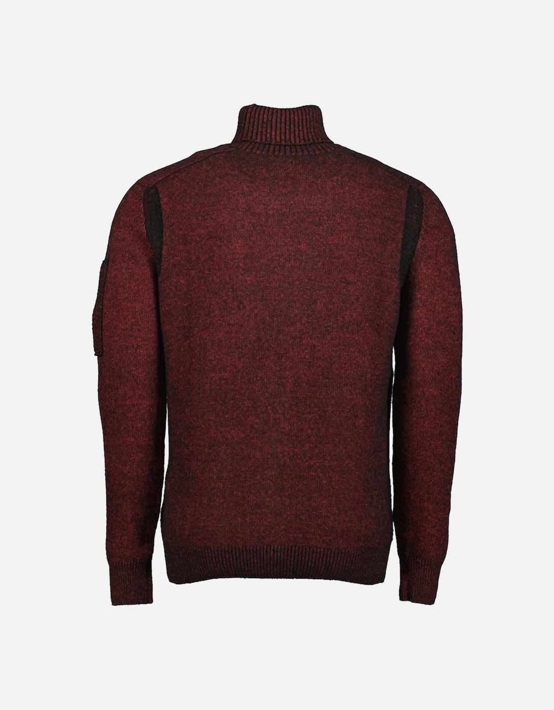 Turtle Neck Lens Fleece Knit