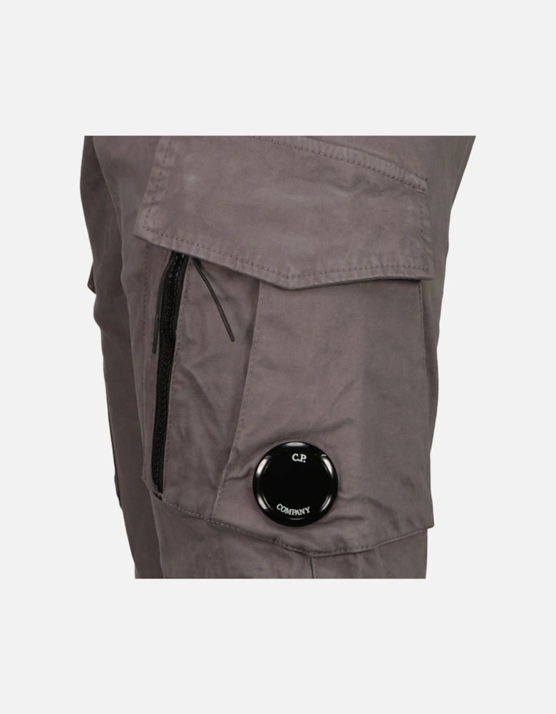 Stretch Satin Lens Cargo Pants