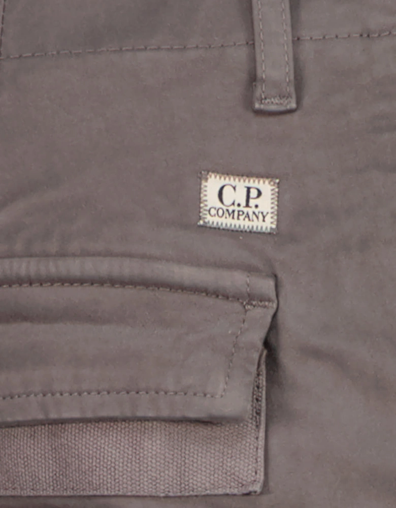 Stretch Satin Lens Cargo Pants