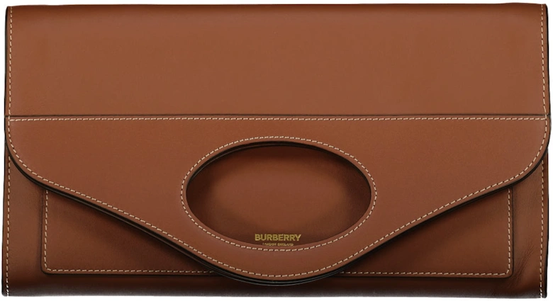 Mini Pocket Leather Clutch Bag