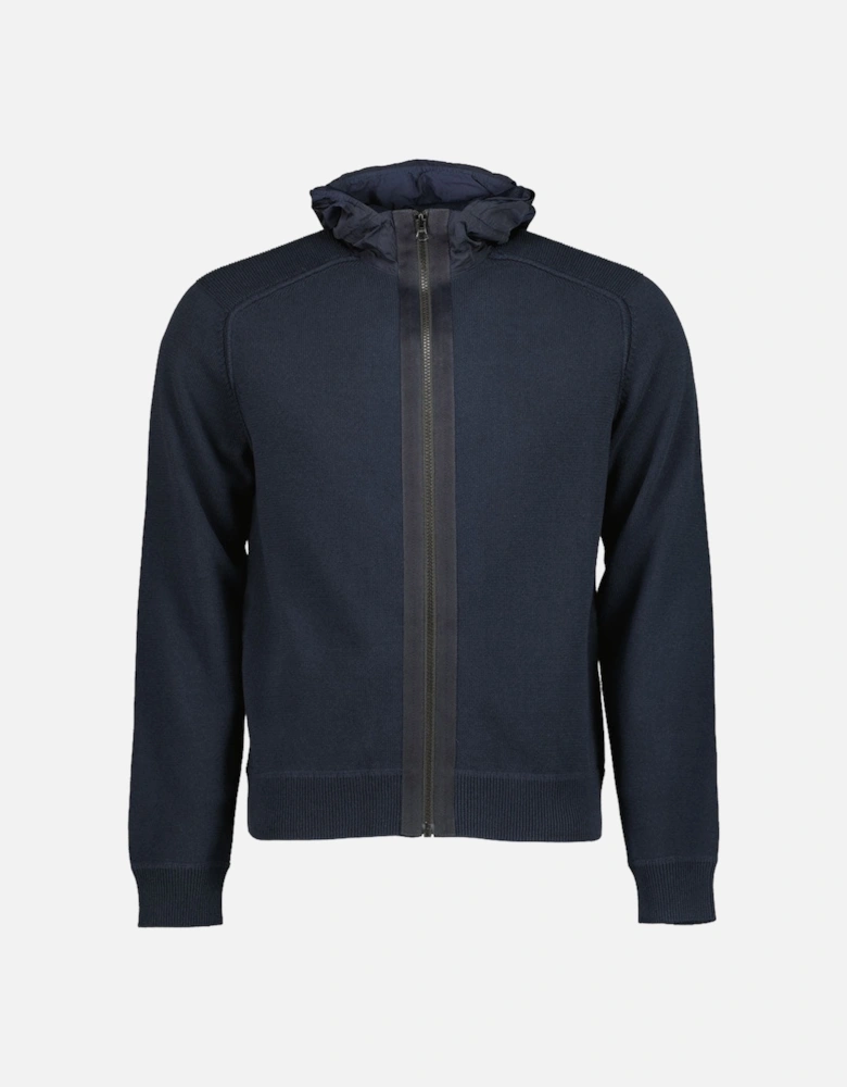 C.P. Junior Zip Up Goggle Hooded Knit