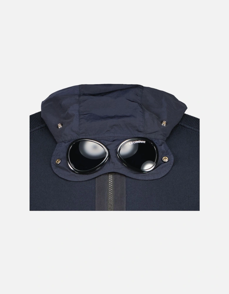 C.P. Junior Zip Up Goggle Hooded Knit