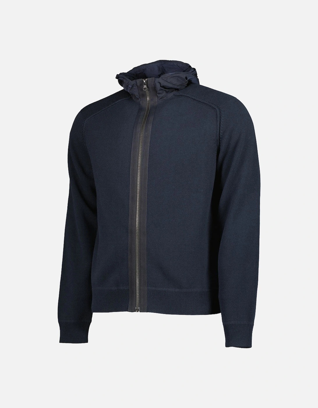 C.P. Junior Zip Up Goggle Hooded Knit