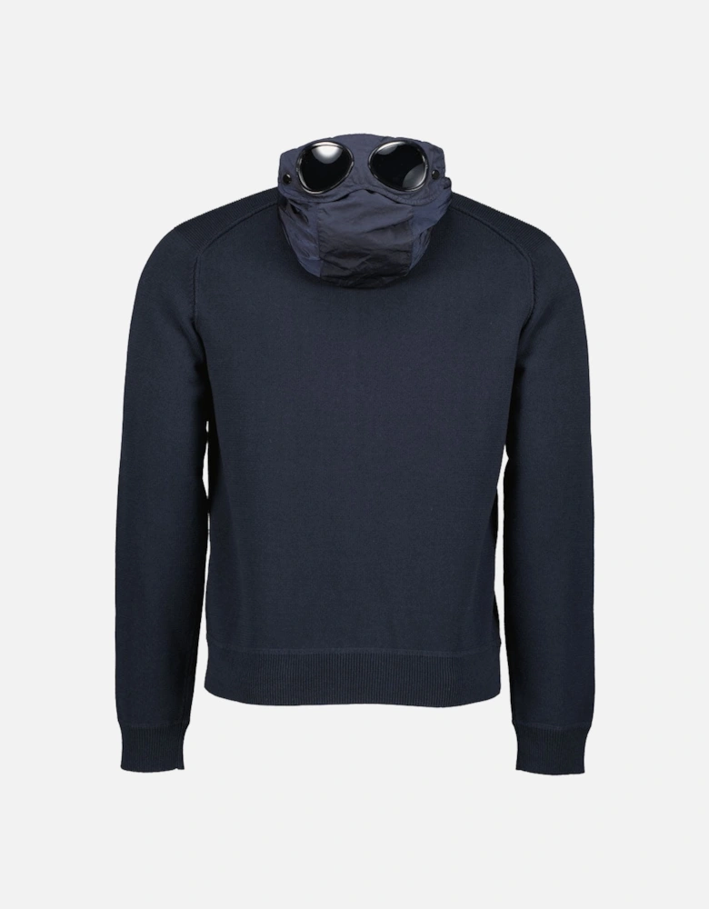 C.P. Junior Zip Up Goggle Hooded Knit