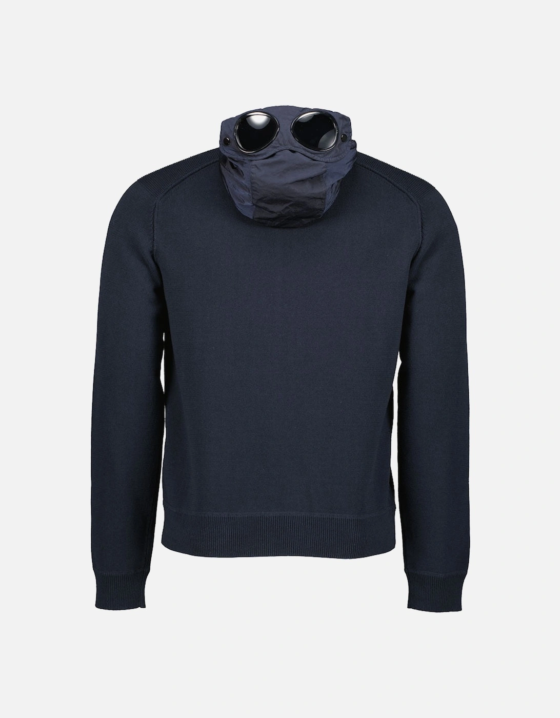 C.P. Junior Zip Up Goggle Hooded Knit