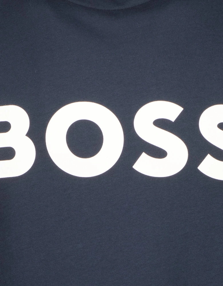 Cotton-Jersey Rubber Print Logo T-Shirt