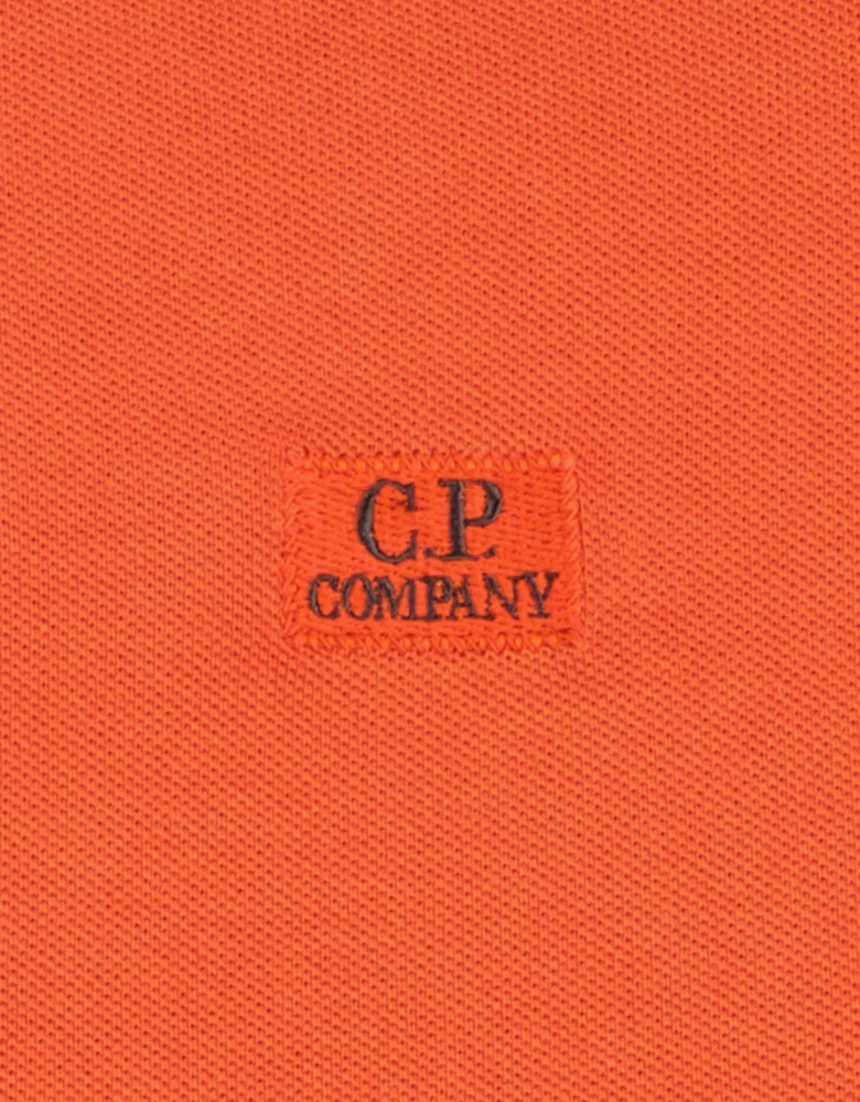 C.P. Junior Logo Patch Polo Shirt