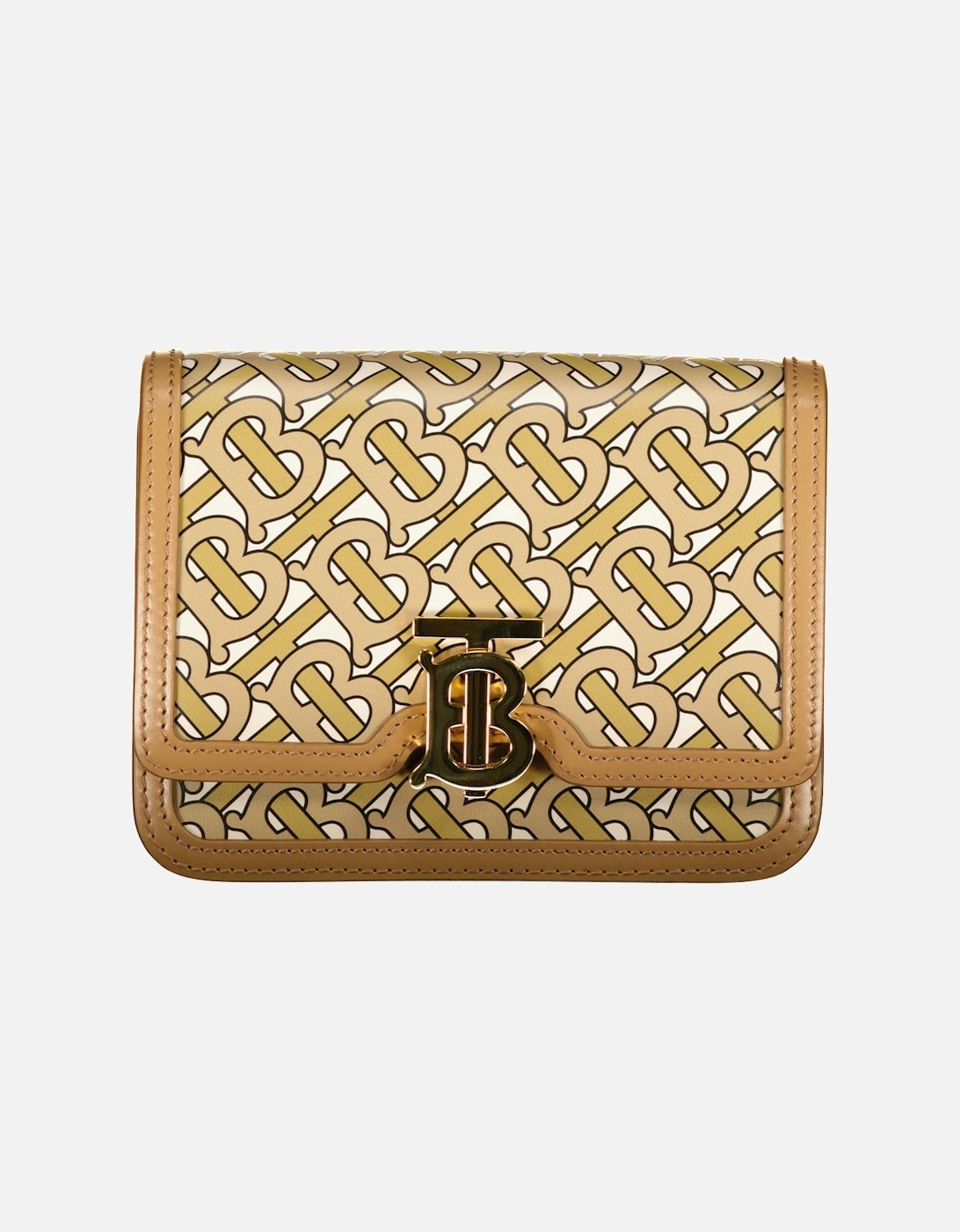 Burberry Women's Brown Mini Tb Monogram Print Shoulder Bag - Size: Uni
