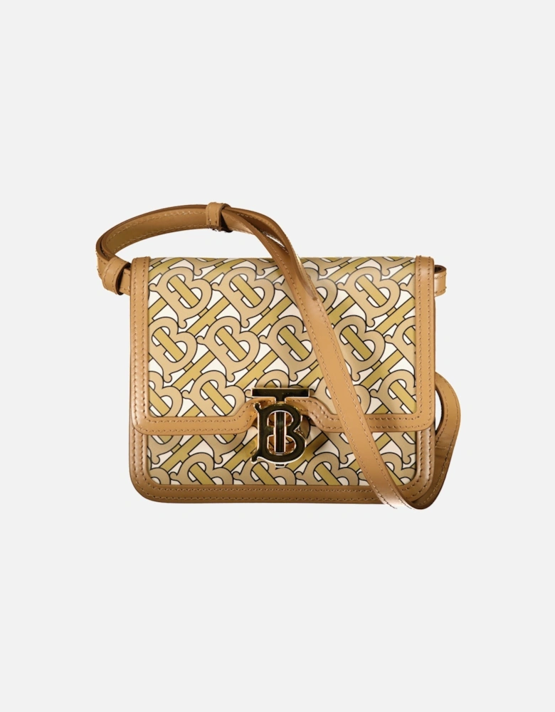 Mini TB Monogram Print Shoulder Bag