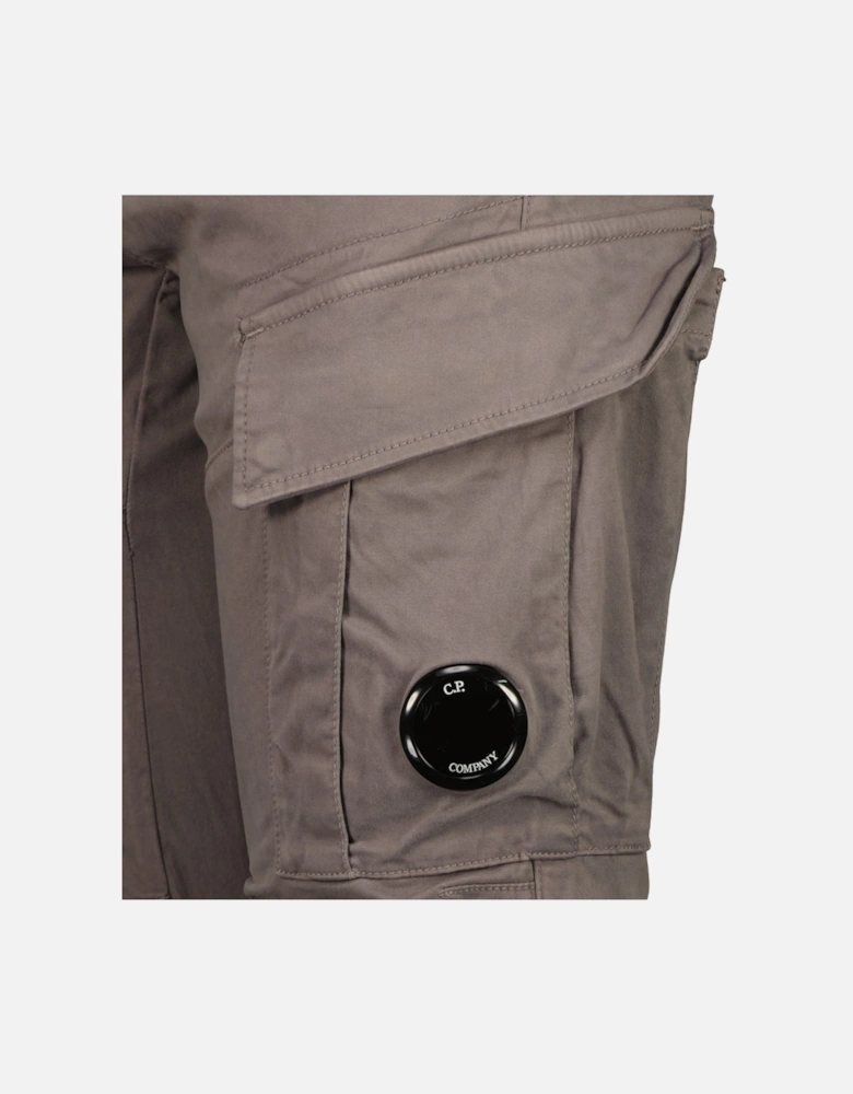 Stretch Satin Lens Cargo Pants