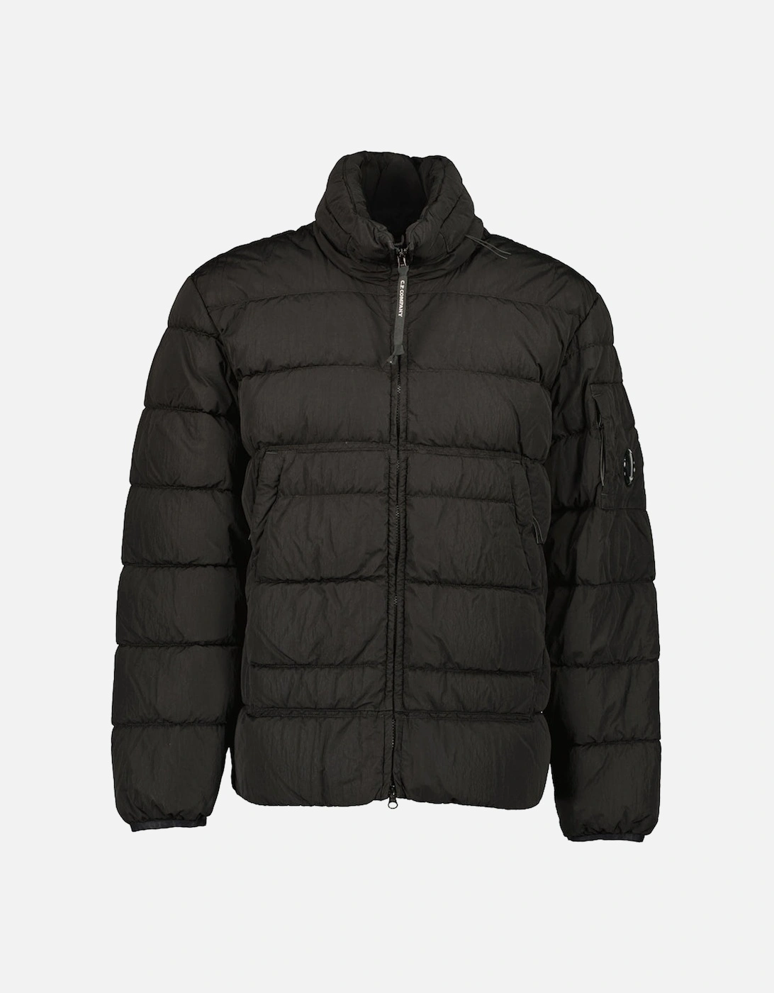 Cp Company Men's Black Eco-Chrome R Down Lens Jacket - Size: 38/Regular