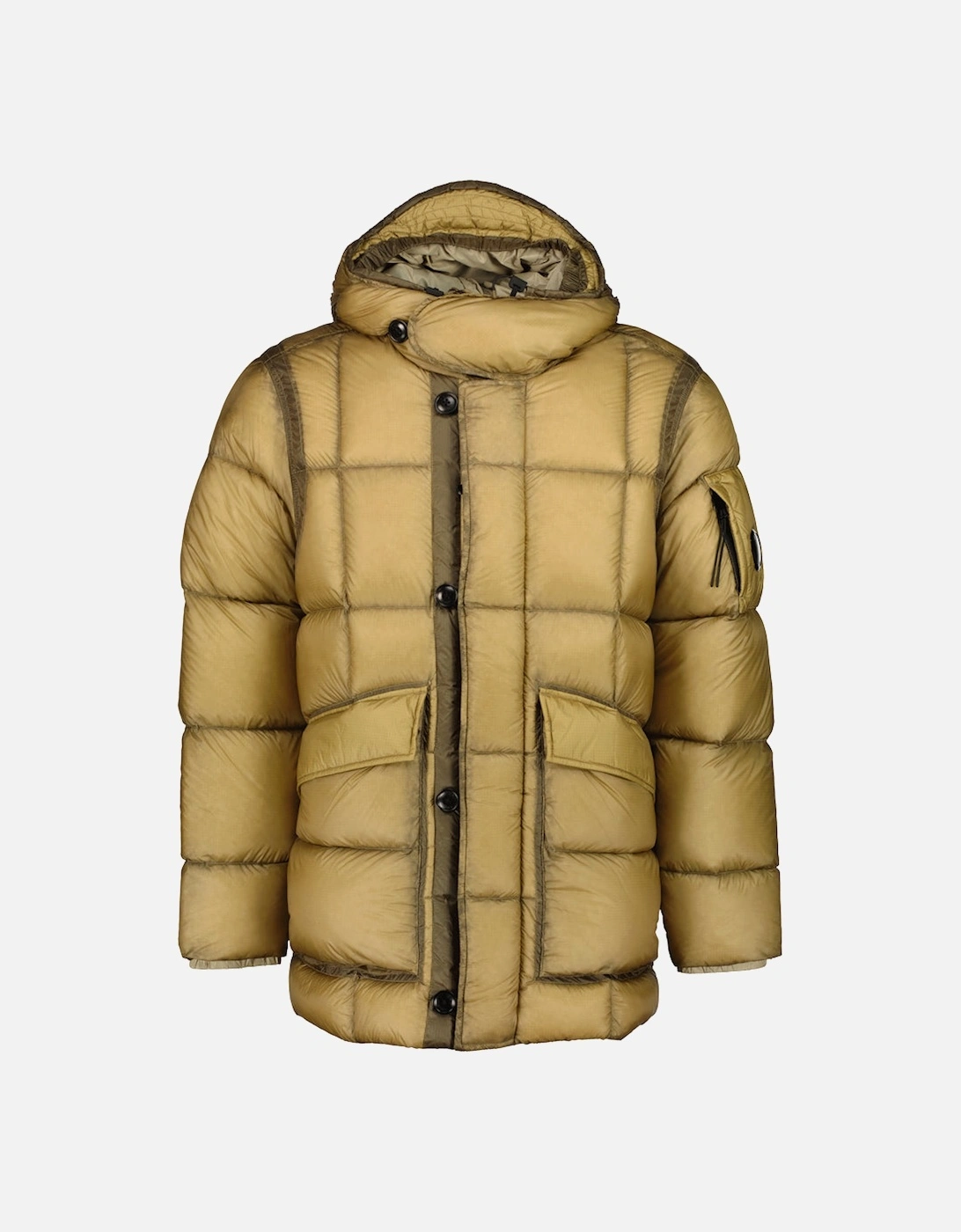 Cp Company Men's Brown D.d. Shell Down Lens Parka  Regular/36 S
