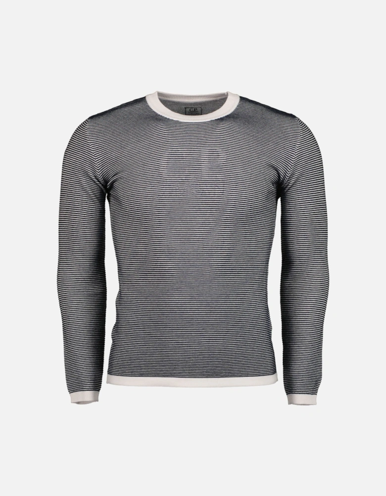 C.P. Junior Striped Logo Knit