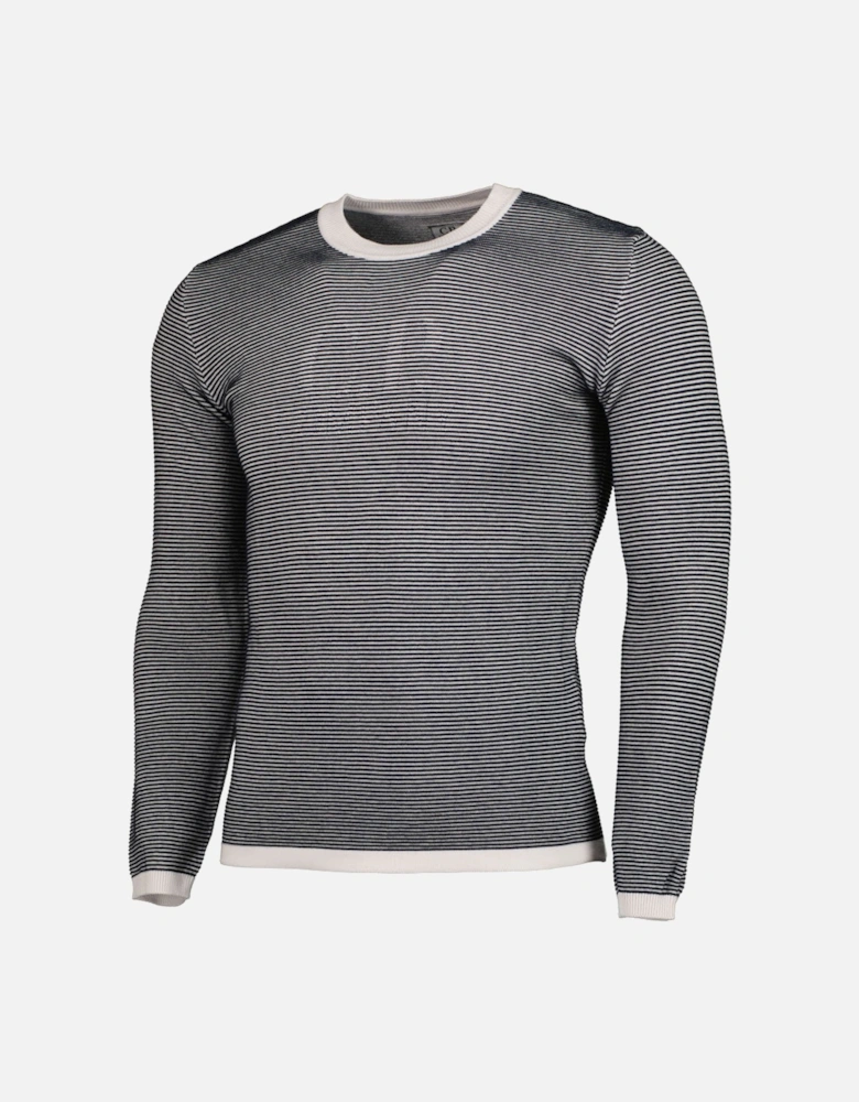 C.P. Junior Striped Logo Knit