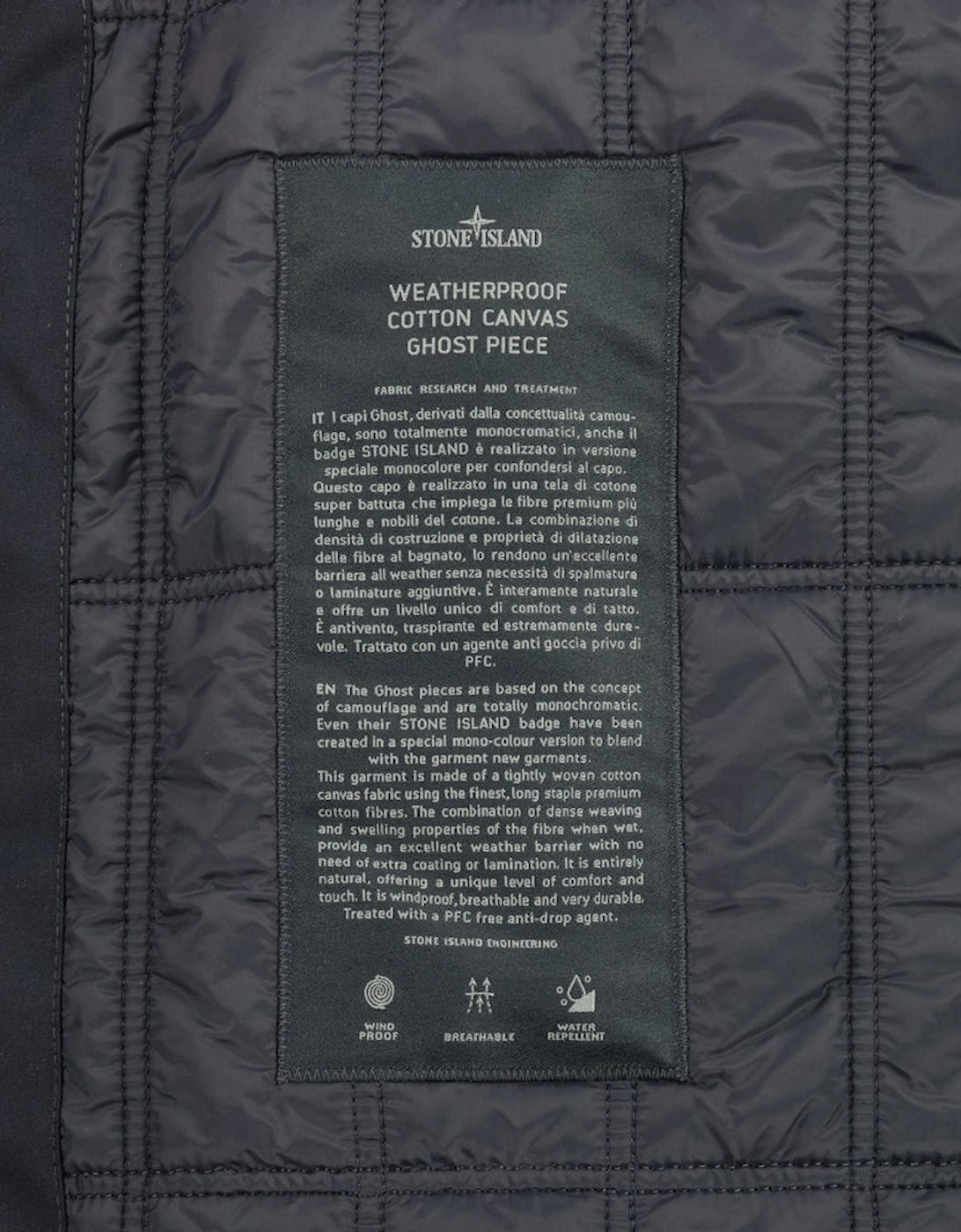 Weatherproof Cotton Canvas Ghost Parka