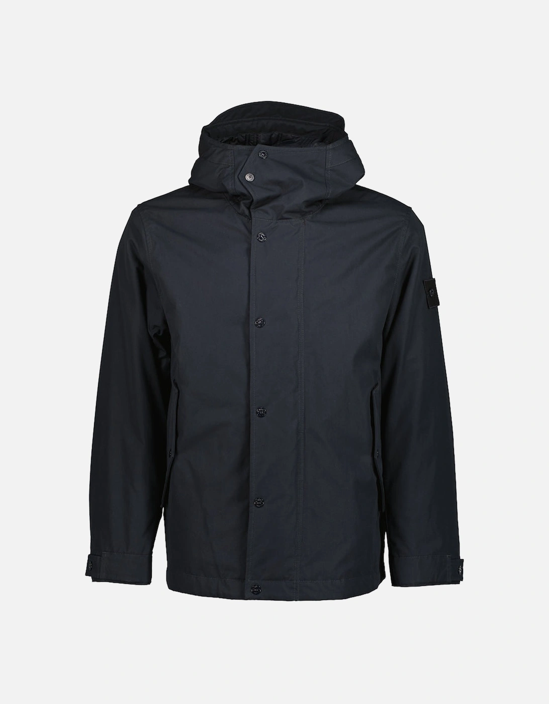 Stone Island Men's Navy Weatherproof Cotton Canvas Ghost Parka - Size: 42/Regular
