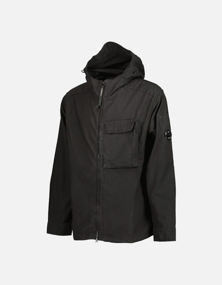 Ottoman Zip Up Lens Overshirt