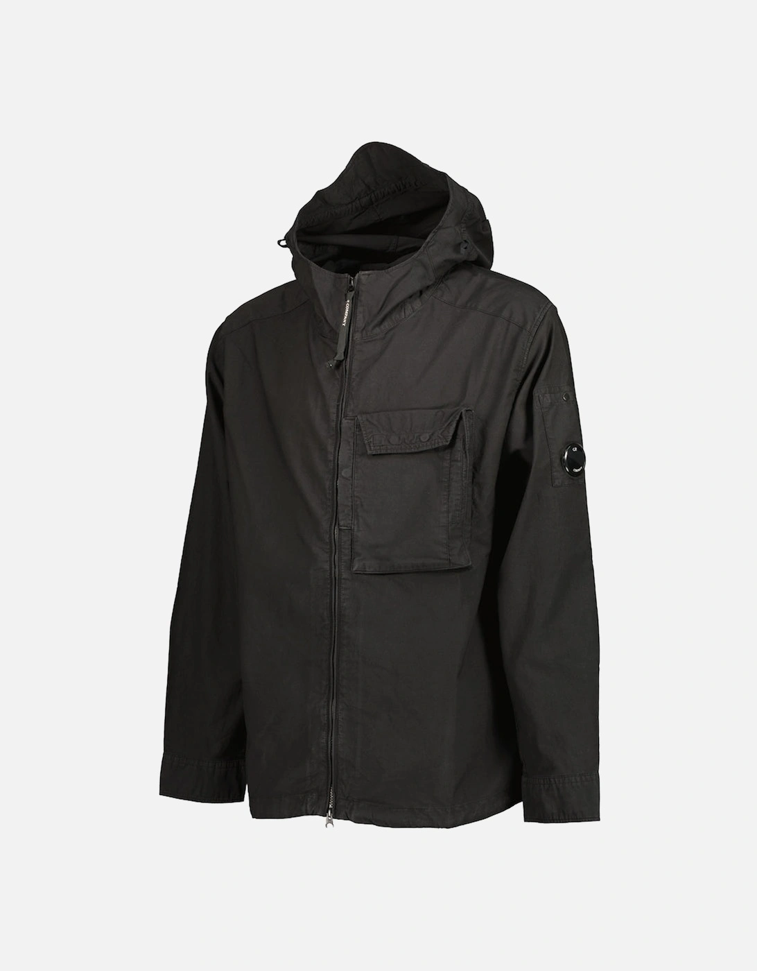 Ottoman Zip Up Lens Overshirt