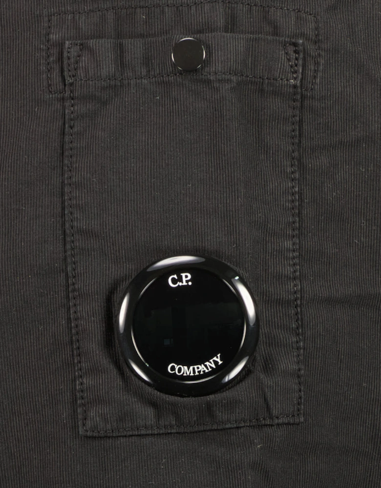 Ottoman Zip Up Lens Overshirt