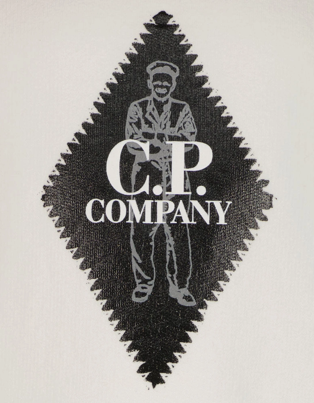 C.P. Junior Logo Print Lens Sweatshirt