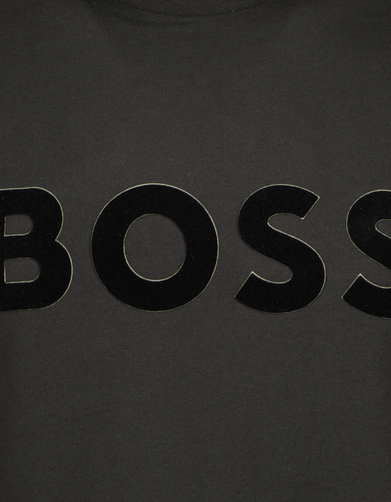 Cotton-Jersey Felt Logo T-Shirt