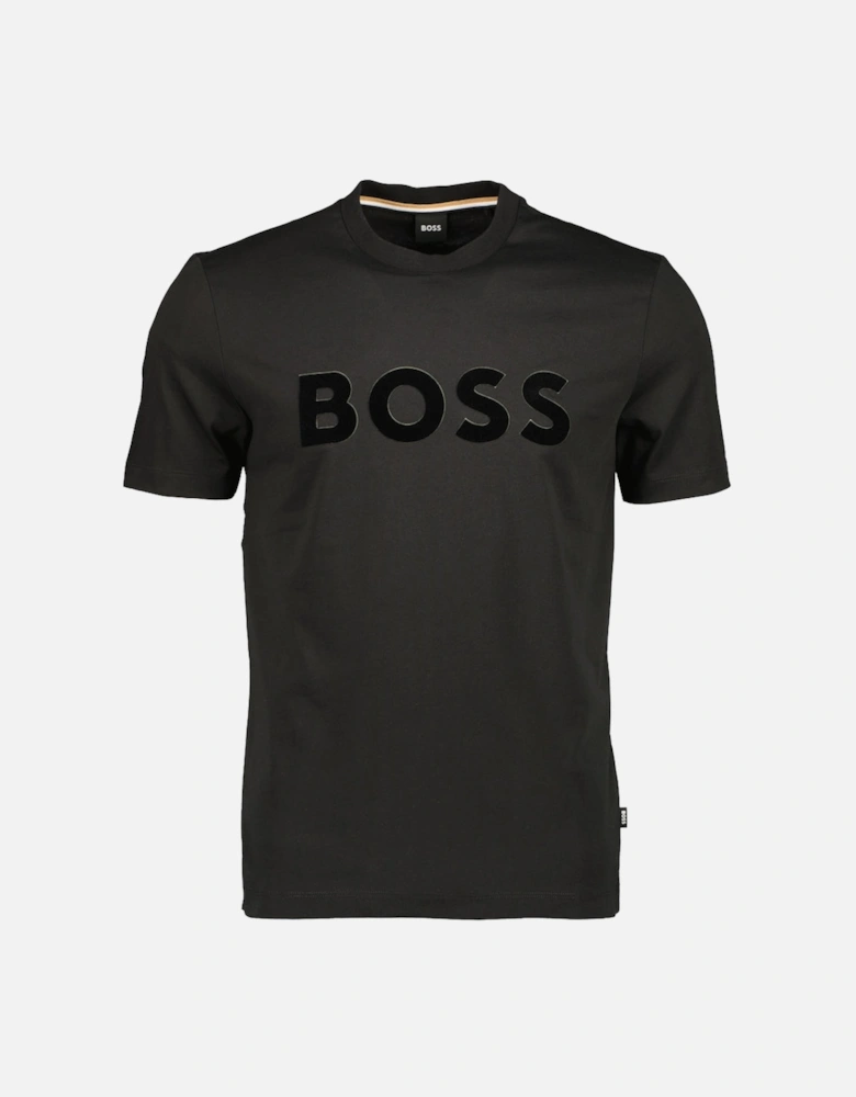 Cotton-Jersey Felt Logo T-Shirt