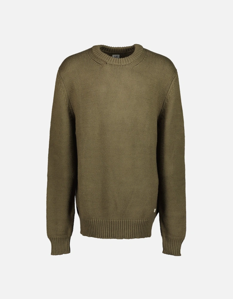 Cotton/Nylon Crewneck Jumper