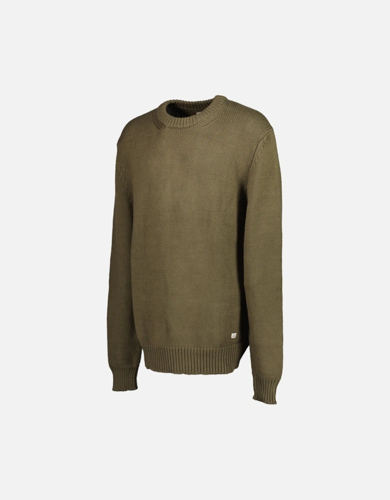Cotton/Nylon Crewneck Jumper