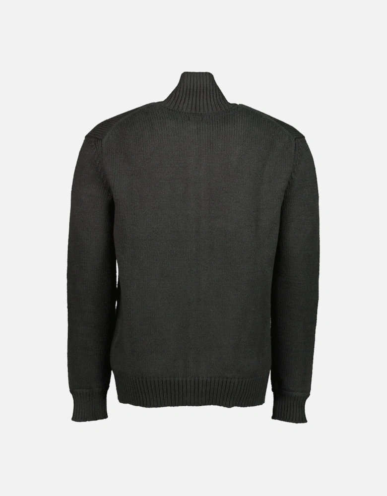 Cotton/Nylon Zipped Cardigan