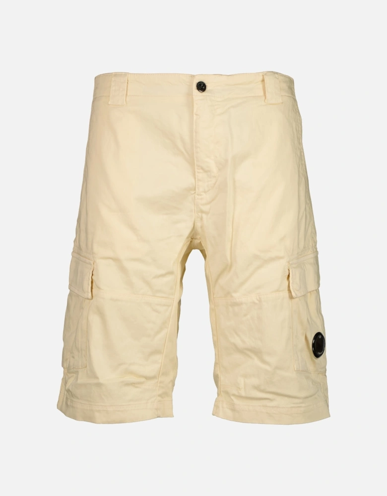 Satin Stretch Lens Cargo Shorts