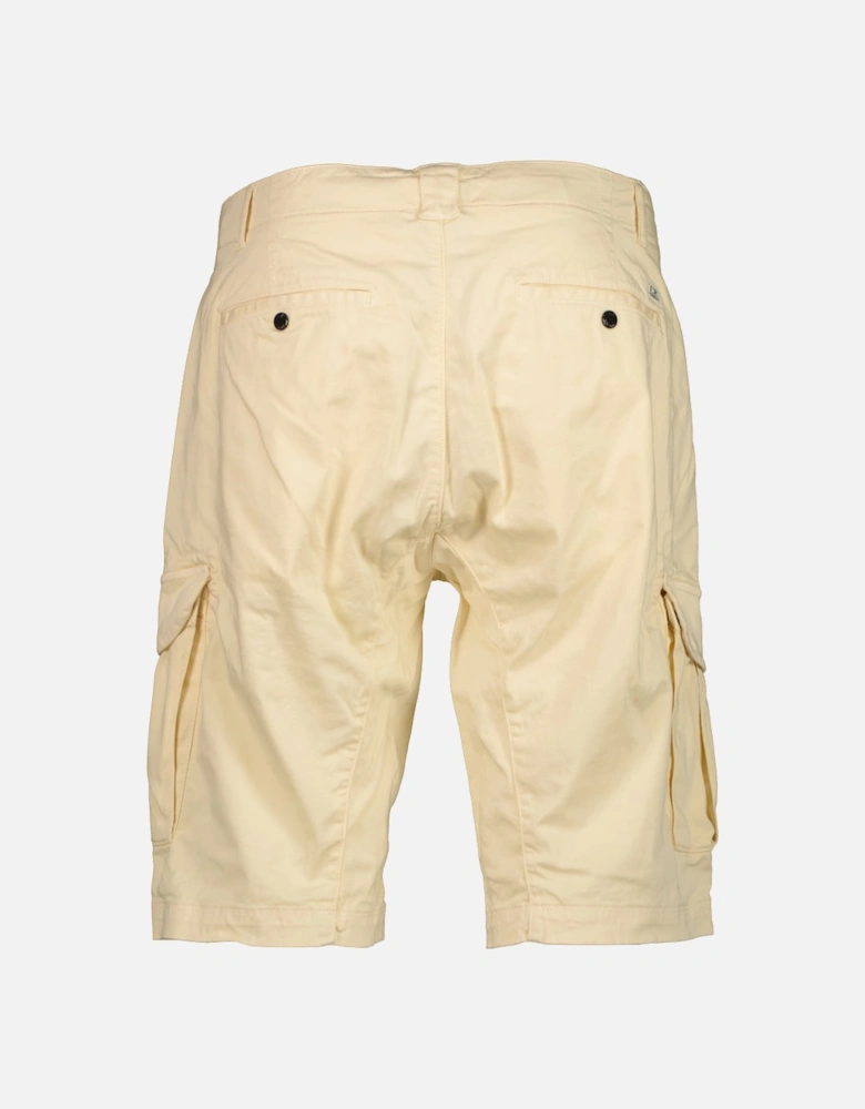 Satin Stretch Lens Cargo Shorts