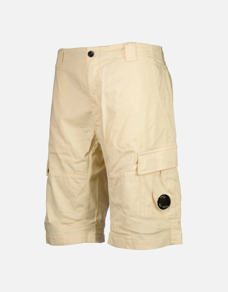 Satin Stretch Lens Cargo Shorts