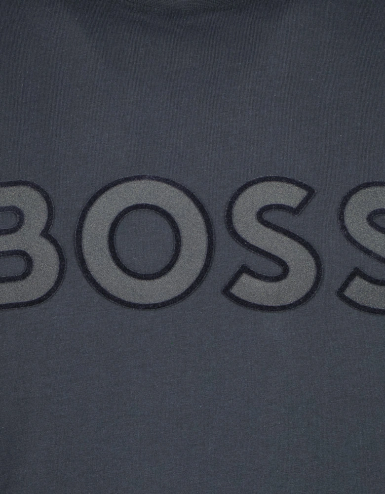 Cotton-Jersey Felt Logo T-Shirt