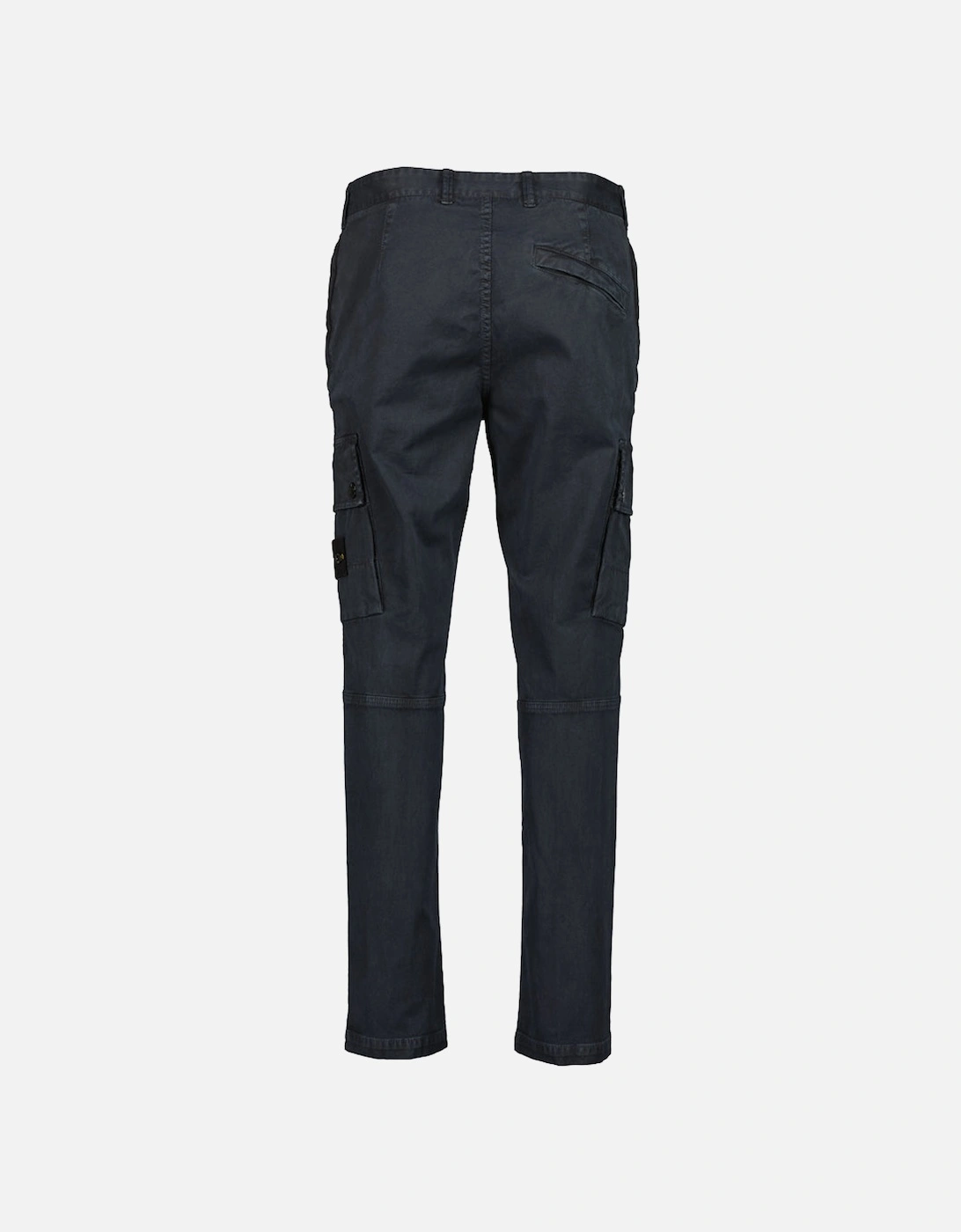 Stretch Cotton 'OLD' Effect Cargo Pants