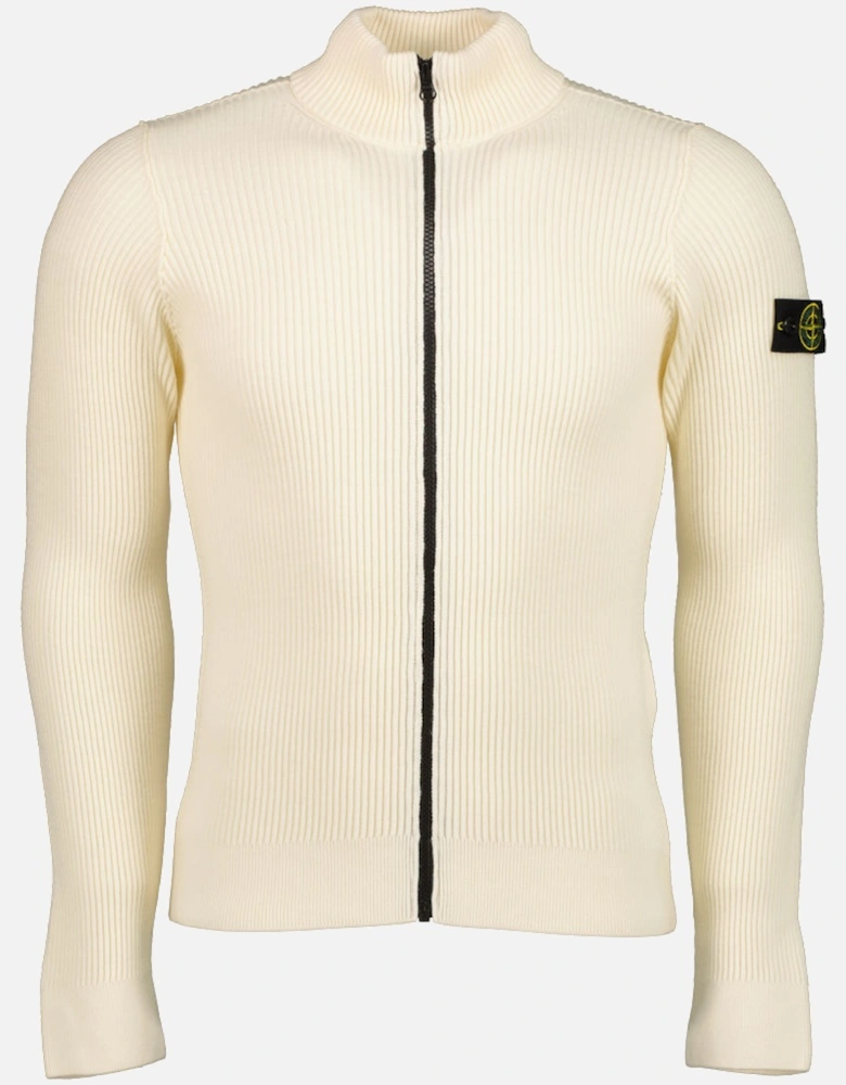 Junior Zip Up Ribbed Knit