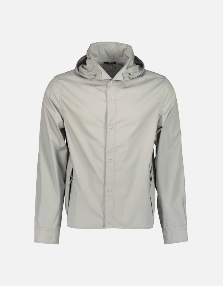 Metropolis Gabardine PD Hooded Shirt