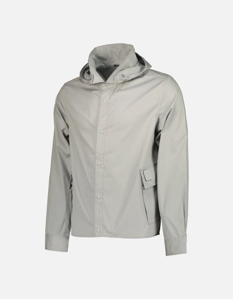 Metropolis Gabardine PD Hooded Shirt