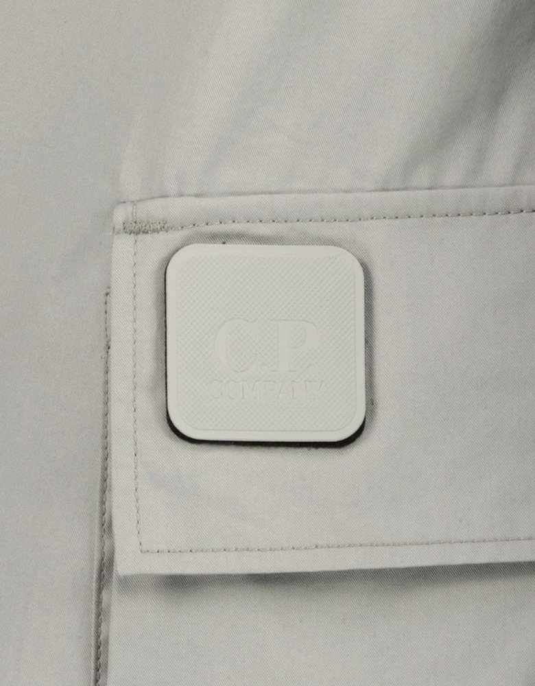 Metropolis Gabardine PD Hooded Shirt