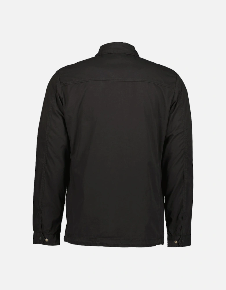 Gabardine Zip Up Lens Overshirt