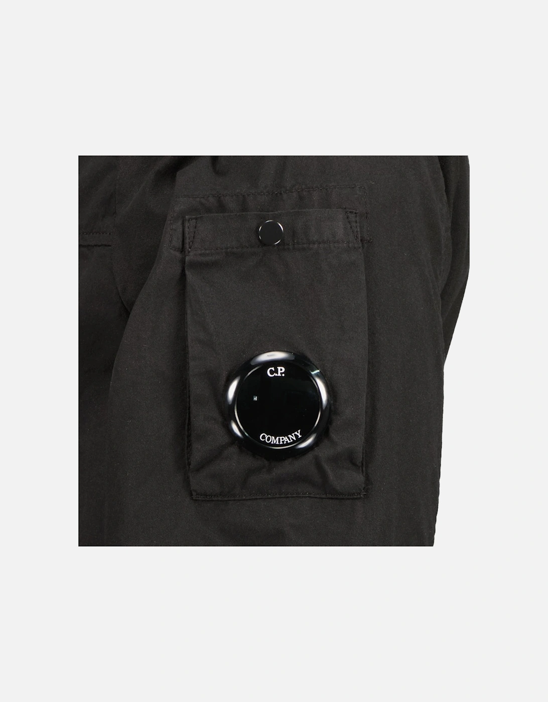 Gabardine Zip Up Lens Overshirt