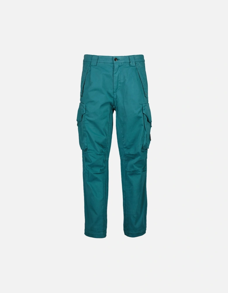 Stretch Satin Lens Cargo Pants