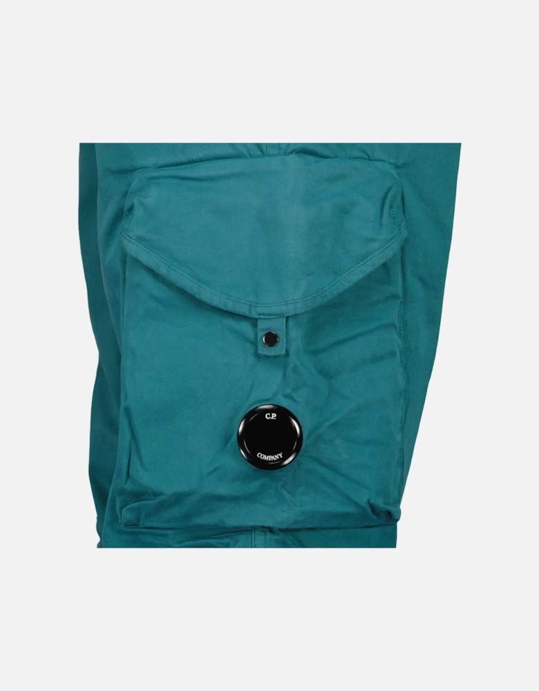 Stretch Satin Lens Cargo Pants