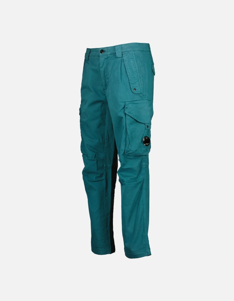 Stretch Satin Lens Cargo Pants