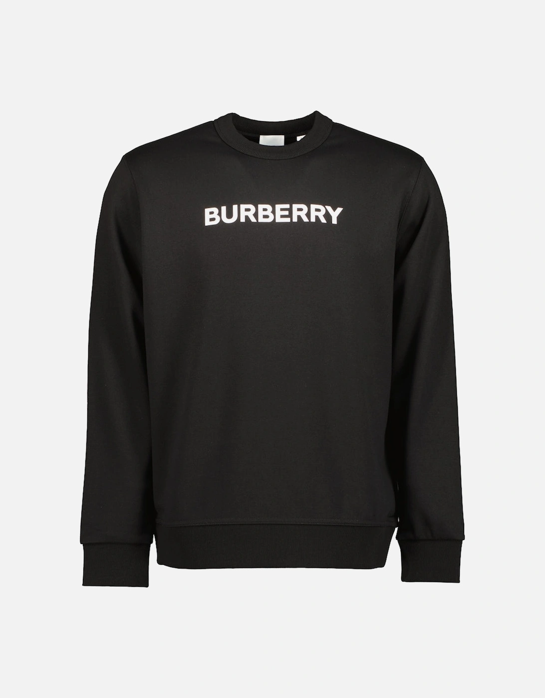 Burberry Men's Black Logo Print Sweatshirt  M