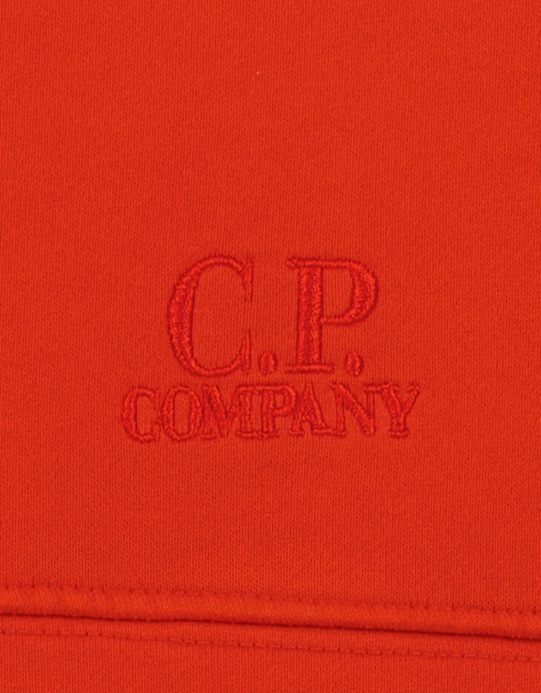 Brushed Fleece Resist Dyed Logo Hoodie